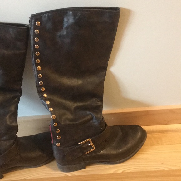 Shoes Dark Brown Riding Boots Poshmark